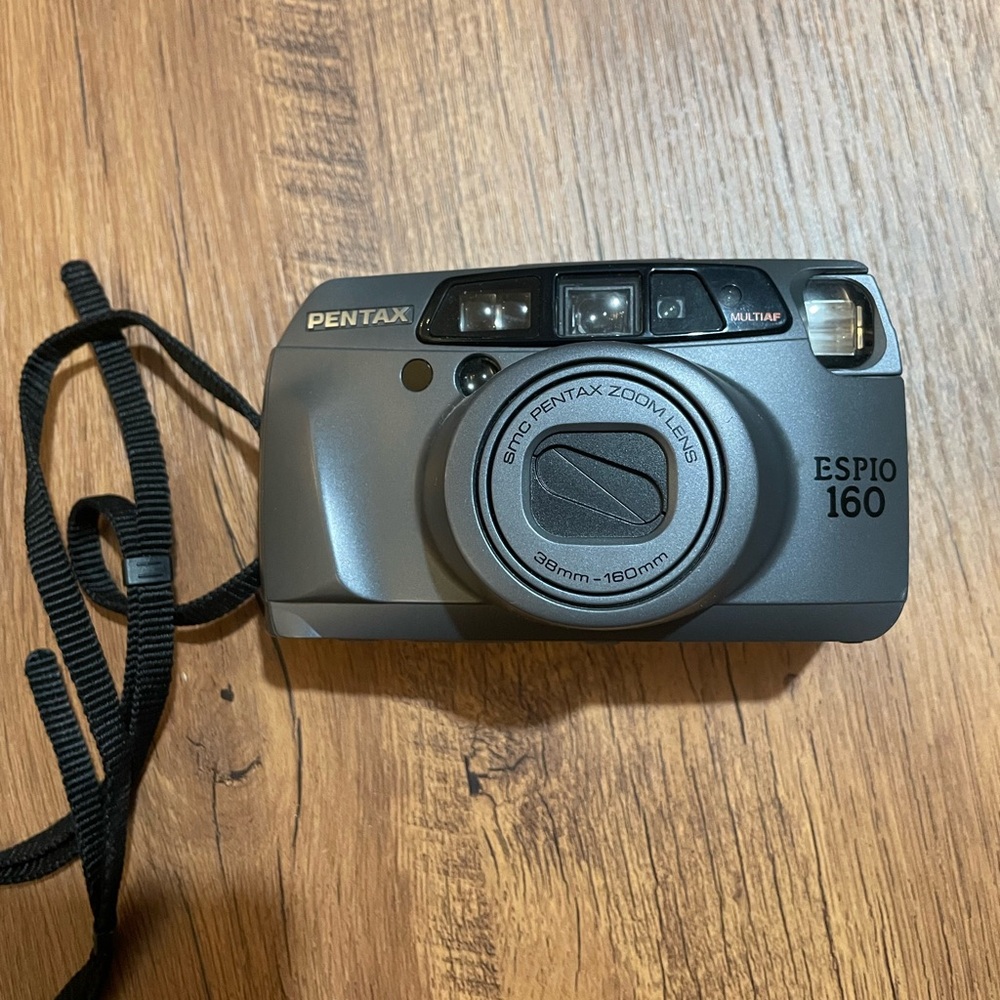 Pentax Espio 160 Black Multi AF 38mm Compact Film Camera